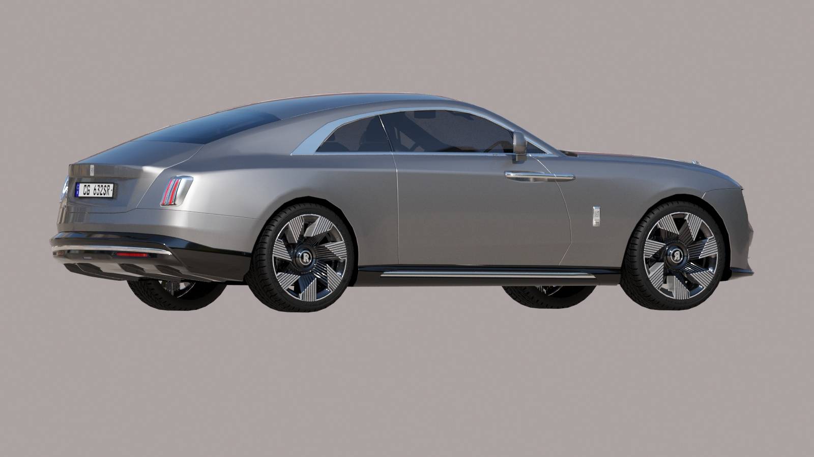 Rolls-Royce Spectre 25. Настройка материалов в 3dsMax/Corona render