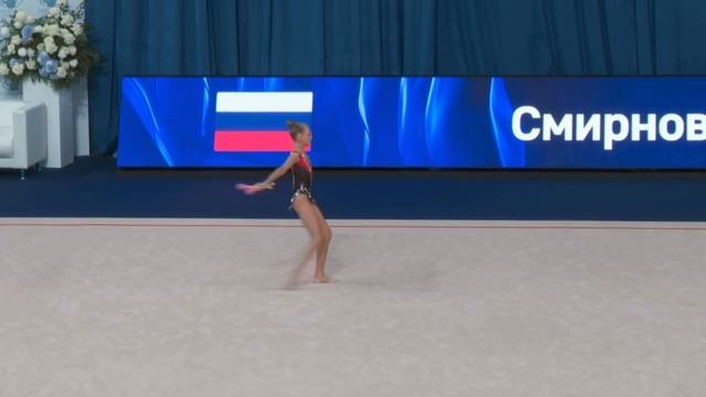 Заключительное выступление Софьи Смирновой 2012 года рождения из Московской области на турнире для п
