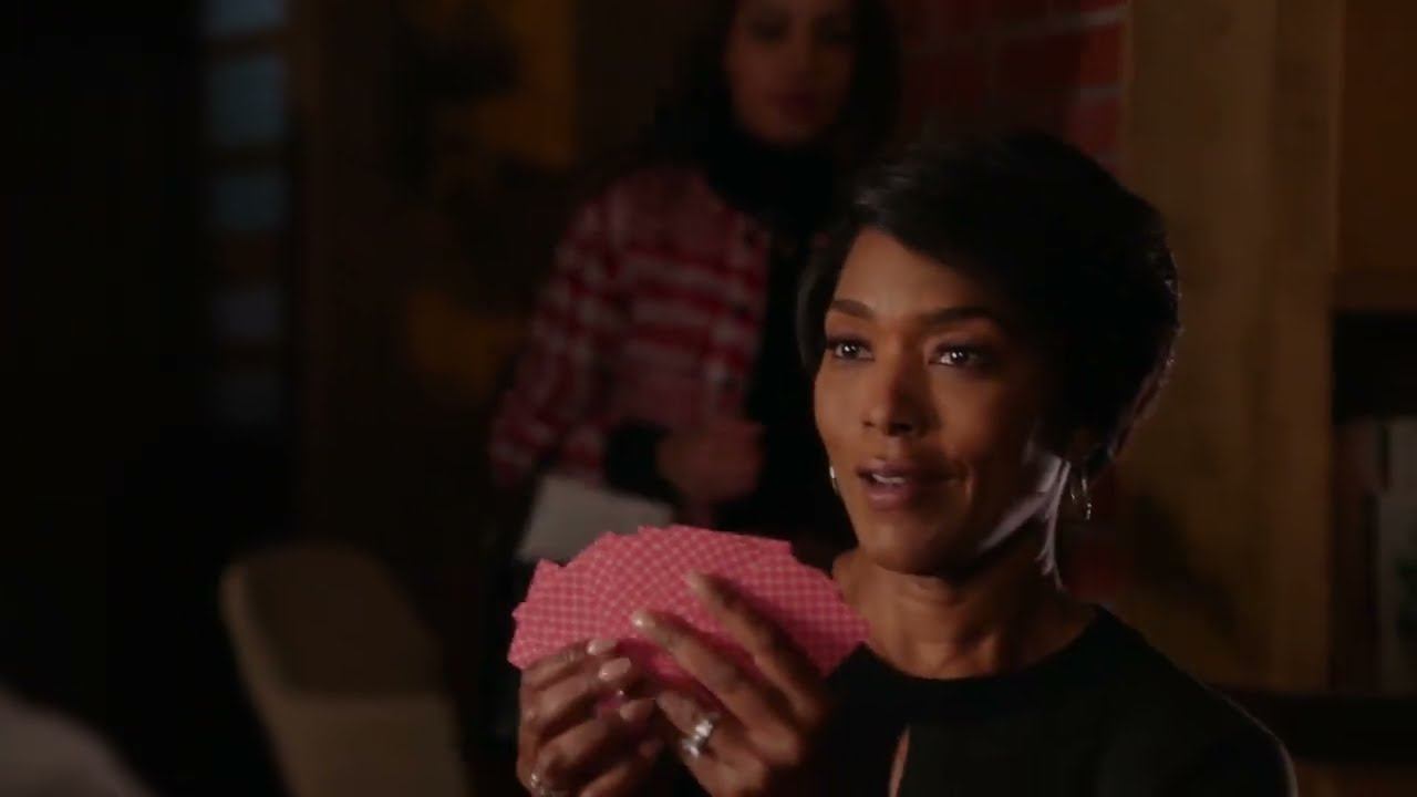 9-1-1 5x09 - Athena and Bobby playing cards