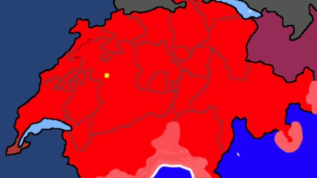 Швейцария VS Италия (маппинг)