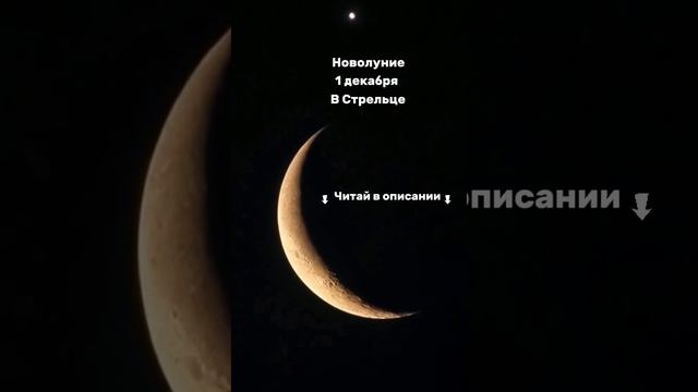 Новолуние 1 декабря 2024 в знаке Стрелец ♐️