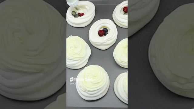 Пирожные Павлова #этопросто #выпечка #кулинария #рецепты
