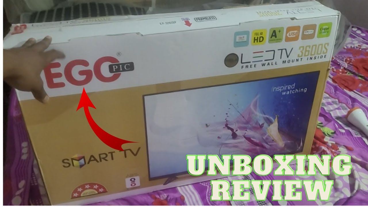 EGO Smart LED TV 📺📺 || Android Smart Led Ego tv unboxing & review full video