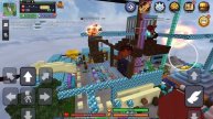 Скай блок блокмен го (Skyblock Blockman go). Битва паркура-4 игрока с призом.