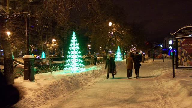 Тюмень вечерняя