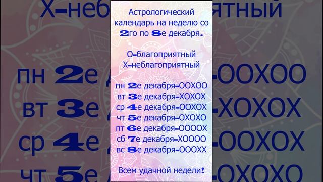 Что приготовили звезды на неделю со 2го по 8е декабря