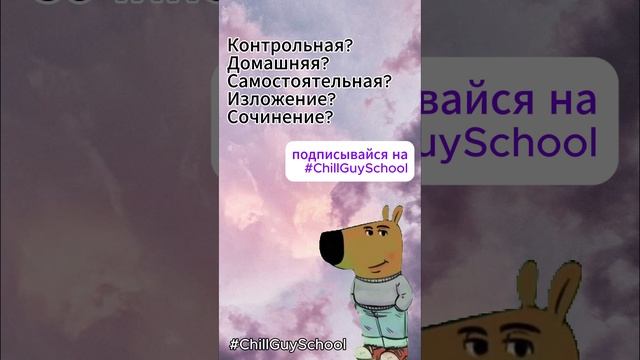 Подписывайся скорей! (А также ищи нас в ВК! #ChillGuySchool