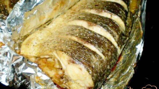 Маринованная рыба запеченная в фольге