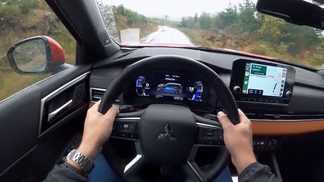 2024 Mitsubishi Outlander PHEV  POV Test Drive Bin