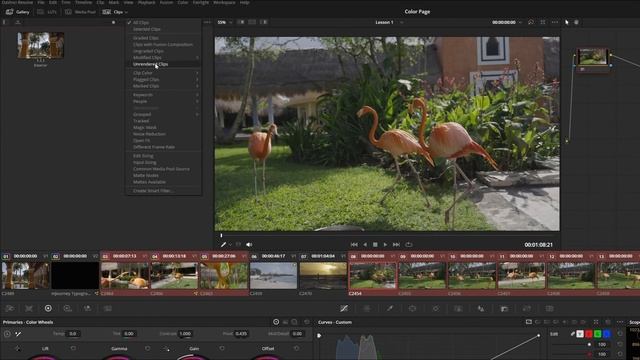 Введение в работу на странице COLOR в DaVinci Resolve. Часть 1/8