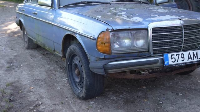 Запуск Mercedes-Benz w123 300D после 11 лет работы + Тест-драйв