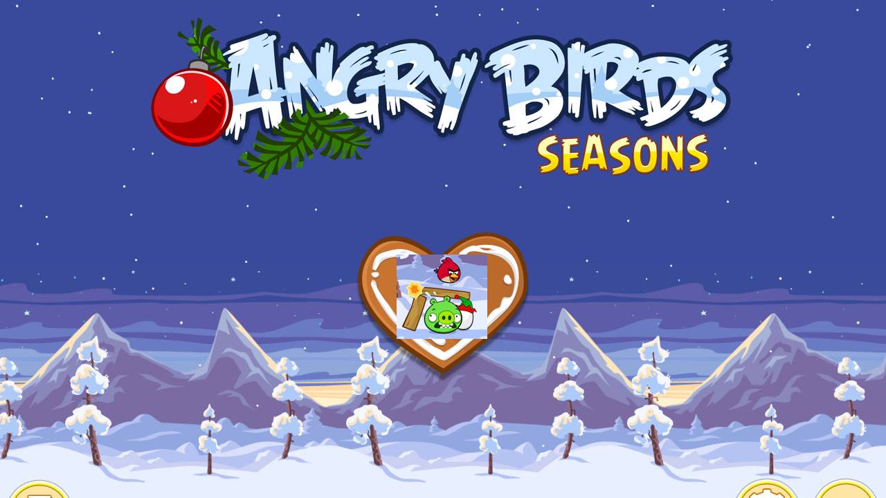 Angry Birds Seasons. Wreck the Halls (level 1-3) 3 stars. Прохождение от SAFa