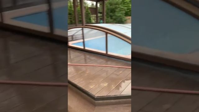 Ландшафтный дизайн. 
Уличный бассейн.