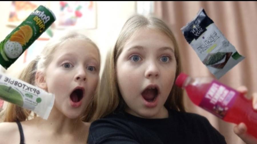 БОЛЬШОЙ МУКБАНК // ЕДИМ ВОДОРОСЛИ // ФРУКТОВЫЕ РОЛЛЫ