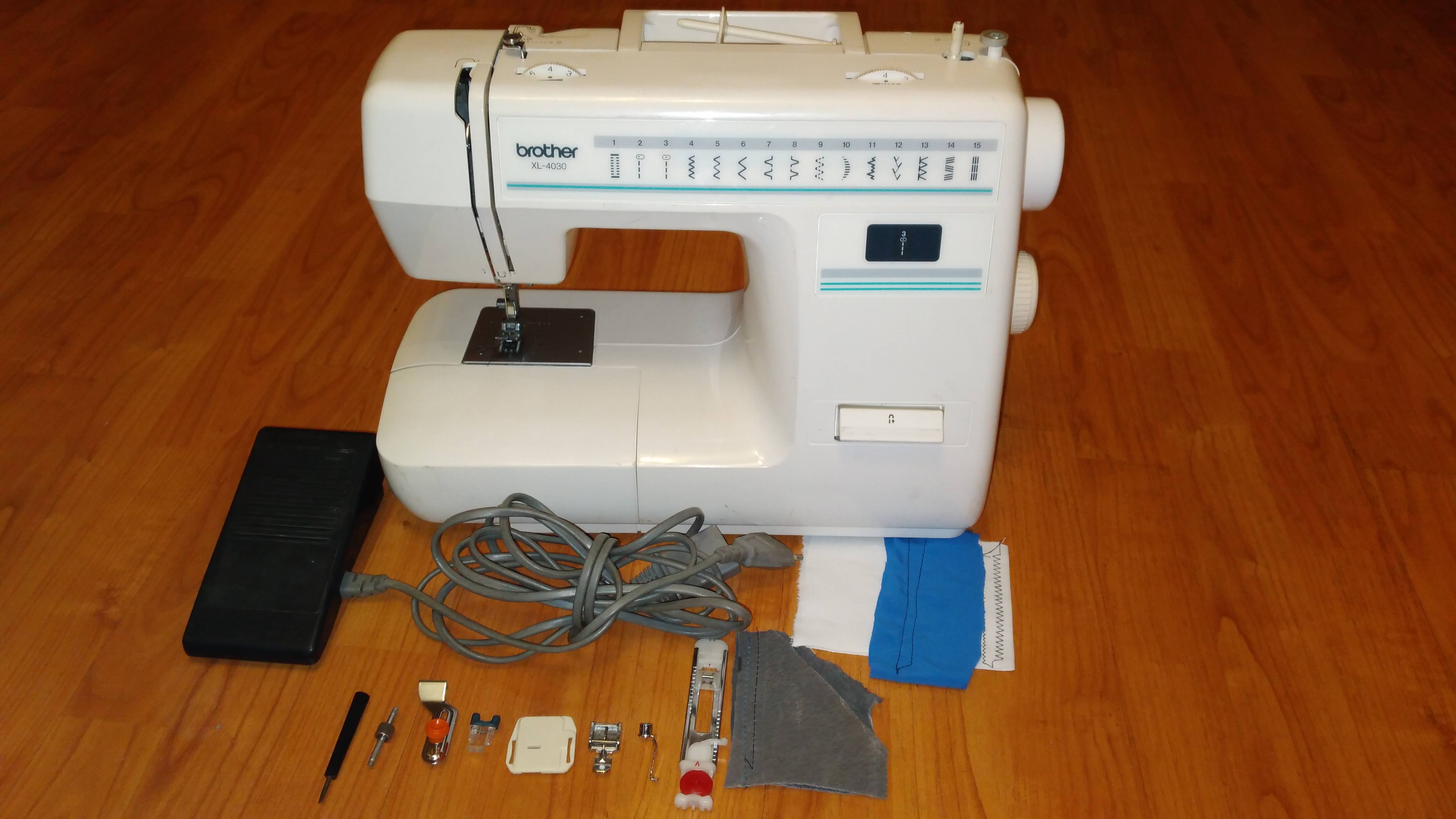 Демонстрация работы швейной машинки Brother XL-4030