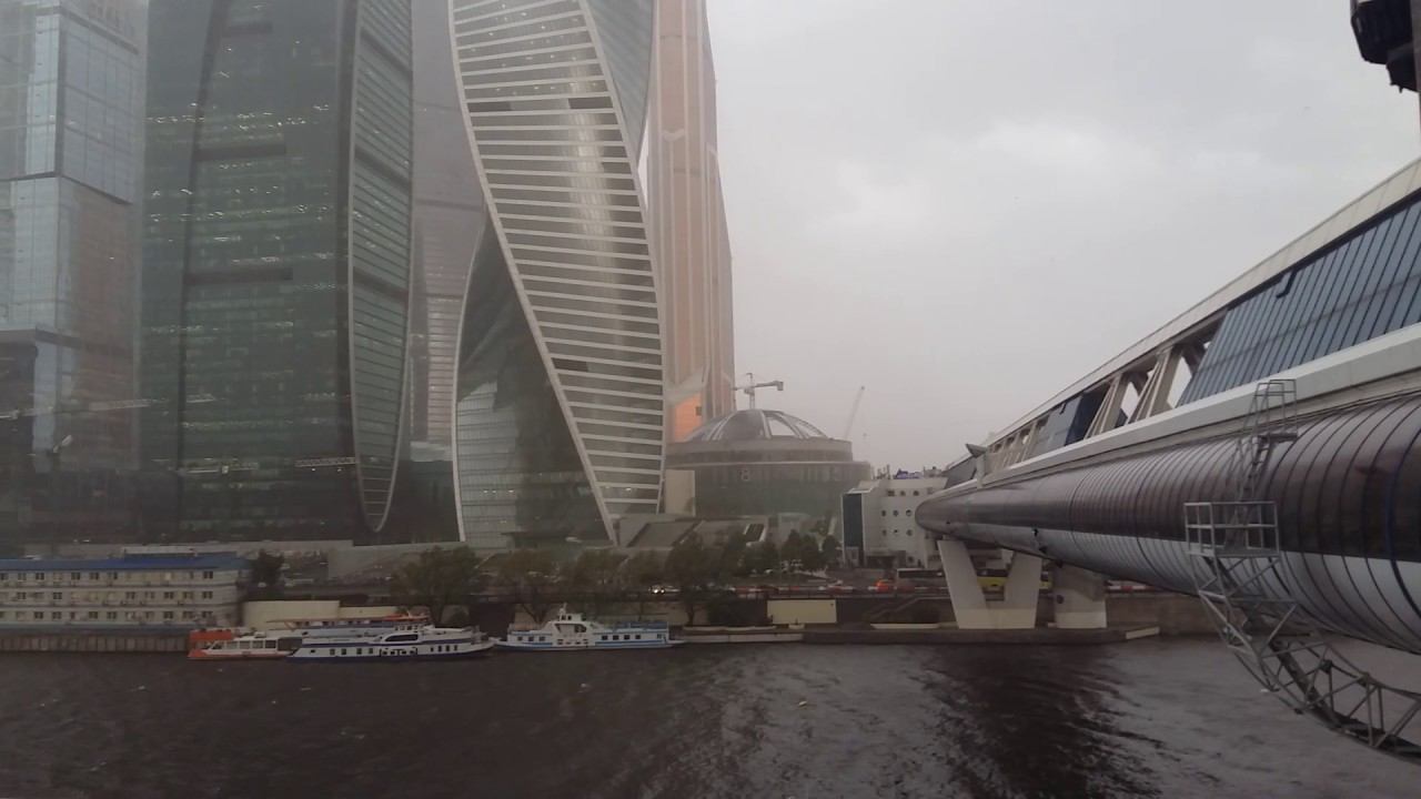 Ураган в Москве 29 мая 2017 Москва-Сити