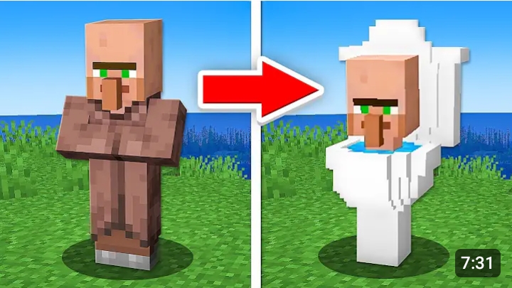 😱 ЗАЧЕМ Я Переделал КАЖДОГО Моба в СКИБИДИ?! САМЫЙ *БЕЗУМНЫЙ* Майнкрафт ! Minecraft