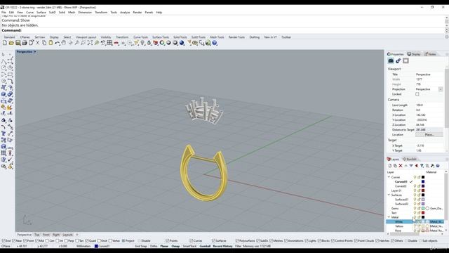 43 - Preparing the ring for printing and casting