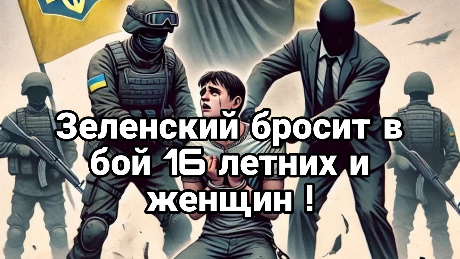 Зеленский ГОТОВИТСЯ БРОСИТь В БОЙ 16 ЛЕТНИХ И ЖЕНЩИН!