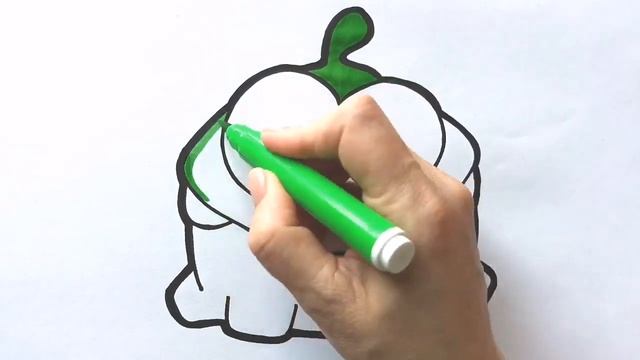 Как нарисовать АМ НЯМА / раскраска для детей / Нарисуй Ка