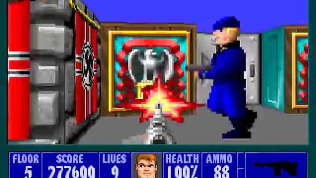 [TAS] Wolfenstein 3D Episode 2 in 2:52.70 (2:03 IGT)