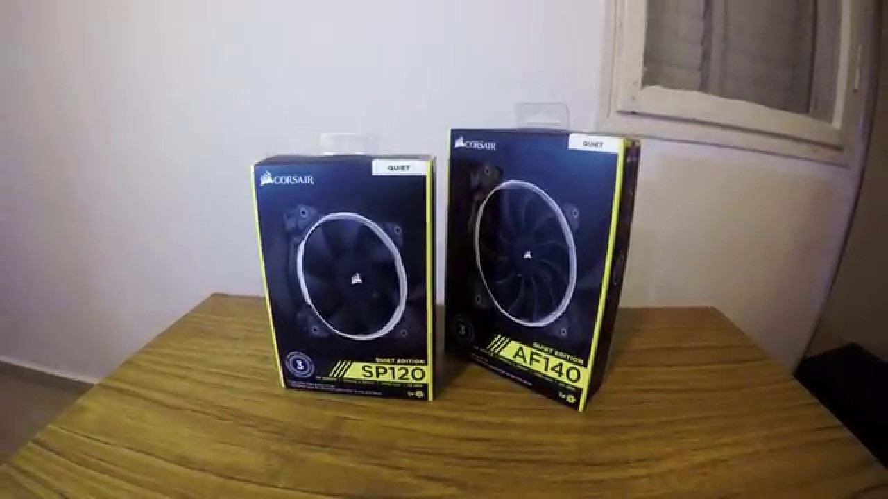 Unboxing Corsair SP AF Quiet Edition Fans