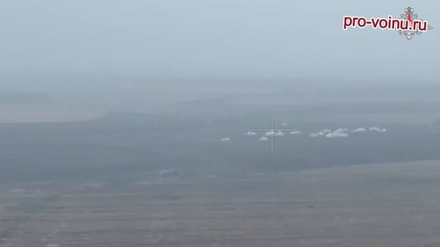 Минобороны России публикует кадры удара Торнадо-С по пункту дислокации расчетов ФПВ противника