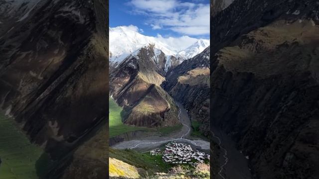 Село Гдым, Республика Дагестан🏘⛰🌱https://t.me/vzgliani_blog #travel #nature #mountains #shorts #li