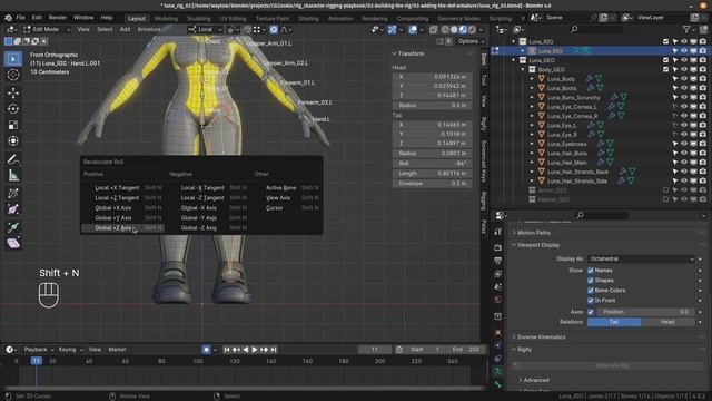 03-03 Adding the deformation bones