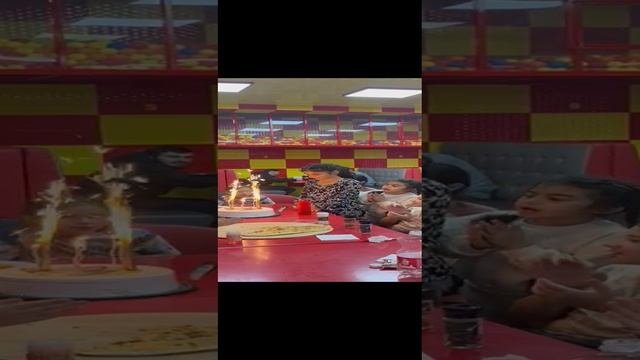 День рождение моей средней дочери 👨👩👧👦