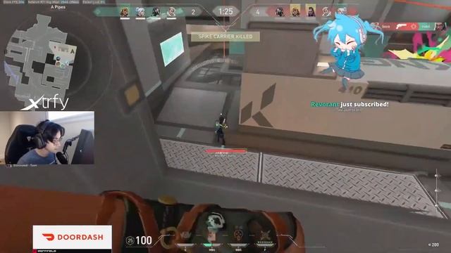 TenZ playing Apex Legend In Valorant