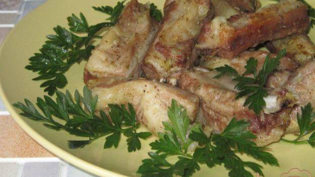 Ребрышки запеченные в фольге