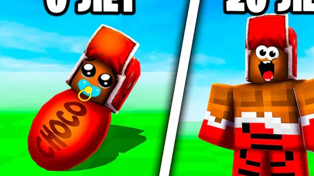 От МАЛЫША до СТАРИКА в Роблокс! Симулятор Взросления в Roblox!