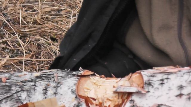 Бревно на пополам-ножом, видео на конкурс от Vavuha.