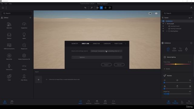 3 -Importing 3D models into Twinmotion