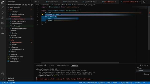 3_6. Send Verification Emails using SendGrid & Gmail and check for unique email