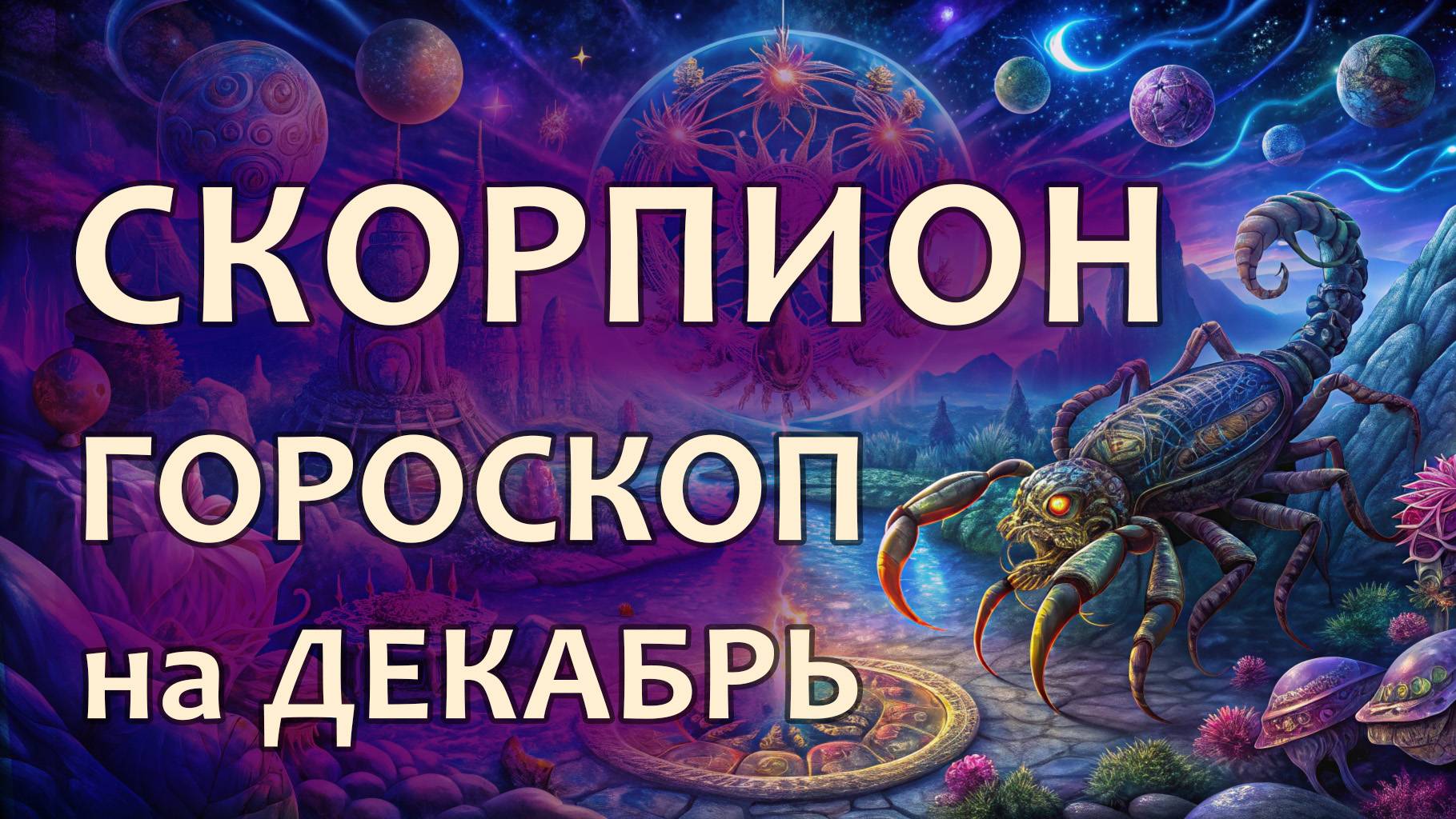 Гороскоп для Скорпиона на декабрь 2024 года