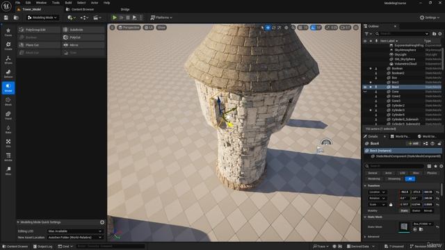 34 -Using Modeling Tools to fix the window depth