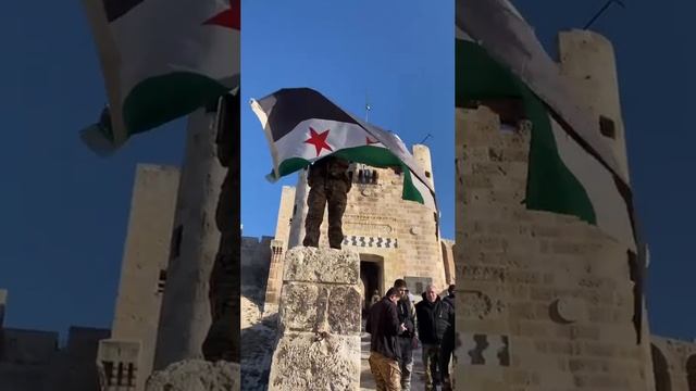 Подтверждающее видео из цитадели Алеппо. Также готовятся сносить памятник Хафезу Асаду.