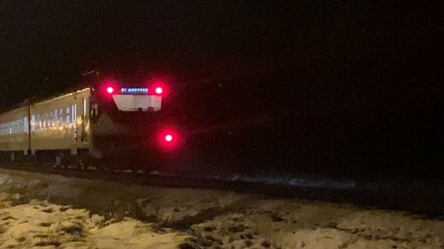 Электропоезд ЭП2Д-0120 Рейс №6270 пл.Хлюпино до ст.Дмитров. 01.12.2024.
