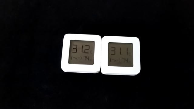 [Timelapse] Xiaomi Mijia Bluetooth Thermometer / Humidity Sensor 2 consistency