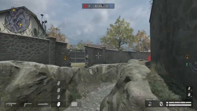 Warface! Катка из РМ, 4 vs 5 характер + слух=нагиб