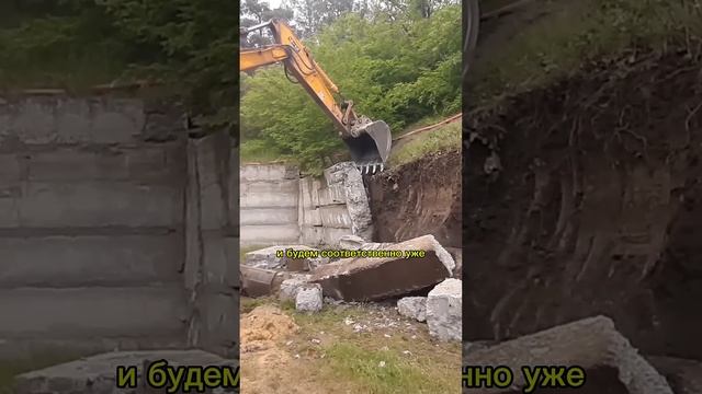 Подпорные монолитные стены на Южном Берегу Крыма #строительство #монолитныйдом  #крым