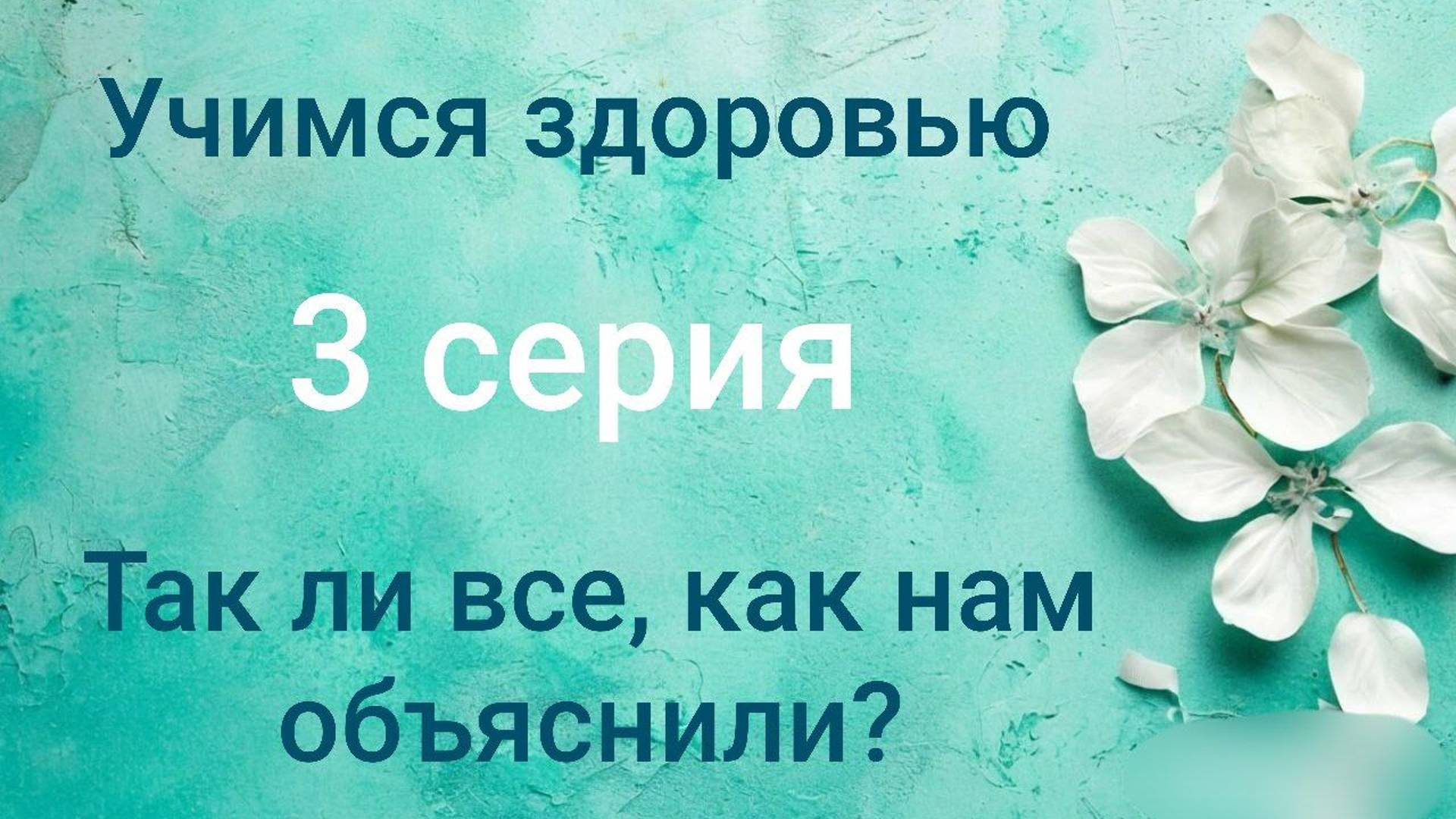 Учимся здоровью. 3 серия. Взгляд традиционной медицины на возникновение болезней