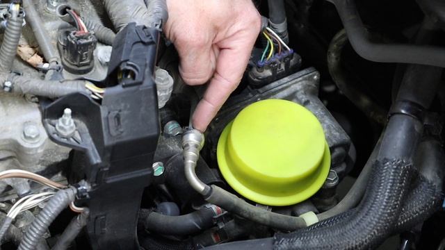 Fuel Pressure Testing Setup: Depressurizing & Gauge Connection