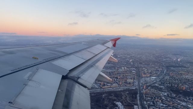 Airbus A320-214 а/к "Россия"|Санкт-Петербург - Мурманск