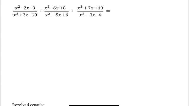 Descompunerea în factori a trinomului de gradul 2 | Matematica.md