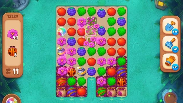 GardenScapes уровень 12130 без бустеров