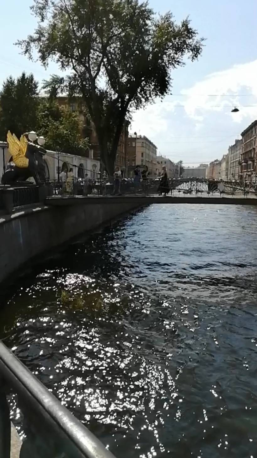 Вид на канал Грибоедова и Банковский мост. Прекрасный Петербург!!!!