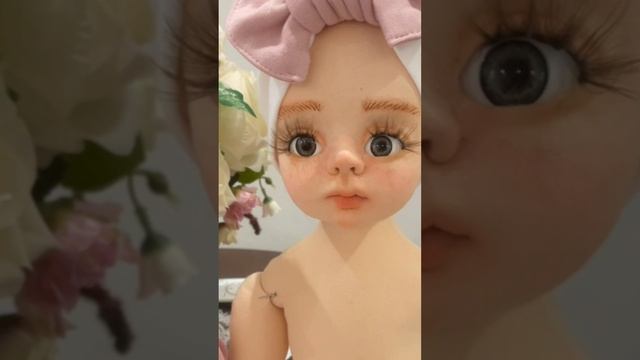 Начало жизни новой текстильной куколки Симоны….